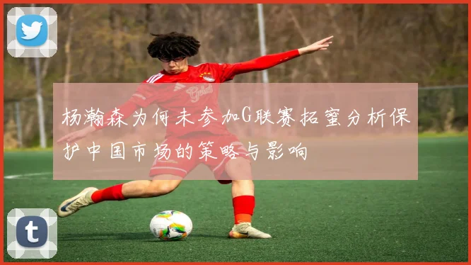 杨瀚森为何未参加G联赛拓蜜分析保护中国市场的策略与影响